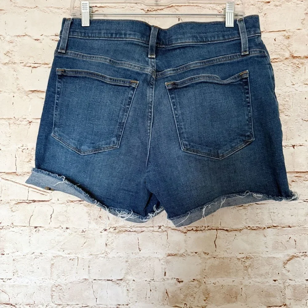 J. Crew high rise Jean shorts